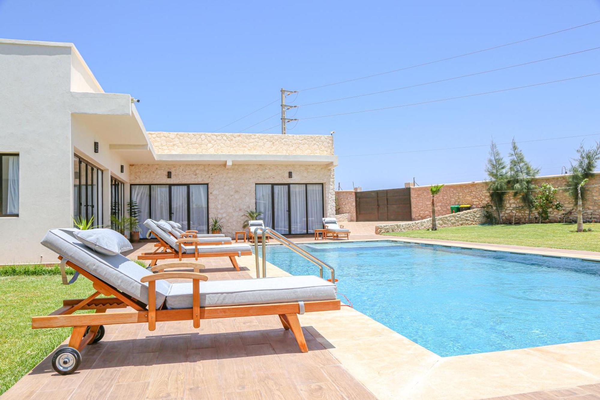 Villa La Rose Bleue - Residence Hoteliere Avec Piscine - Essaouira Exterior foto
