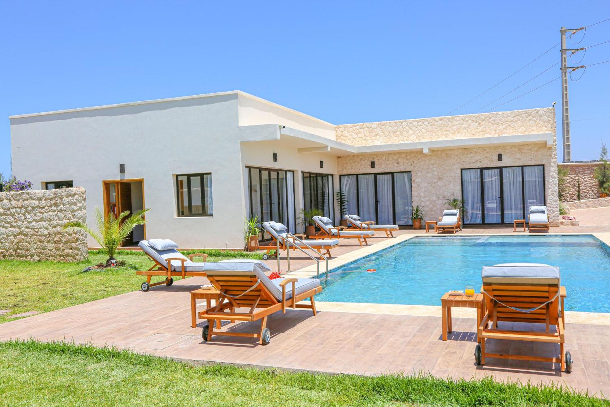 Villa La Rose Bleue - Residence Hoteliere Avec Piscine - Essaouira Exterior foto